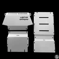 3pc Bash Plates to suit Isuzu D-Max 2008 to 2012 - Front, Sump & Transmission