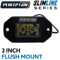 2" Flush Mount Slimline Series LED Work Light