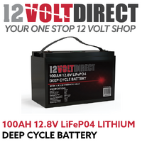 120Ah 12.8V Lithium LiFePO4 Deep Cycle Battery