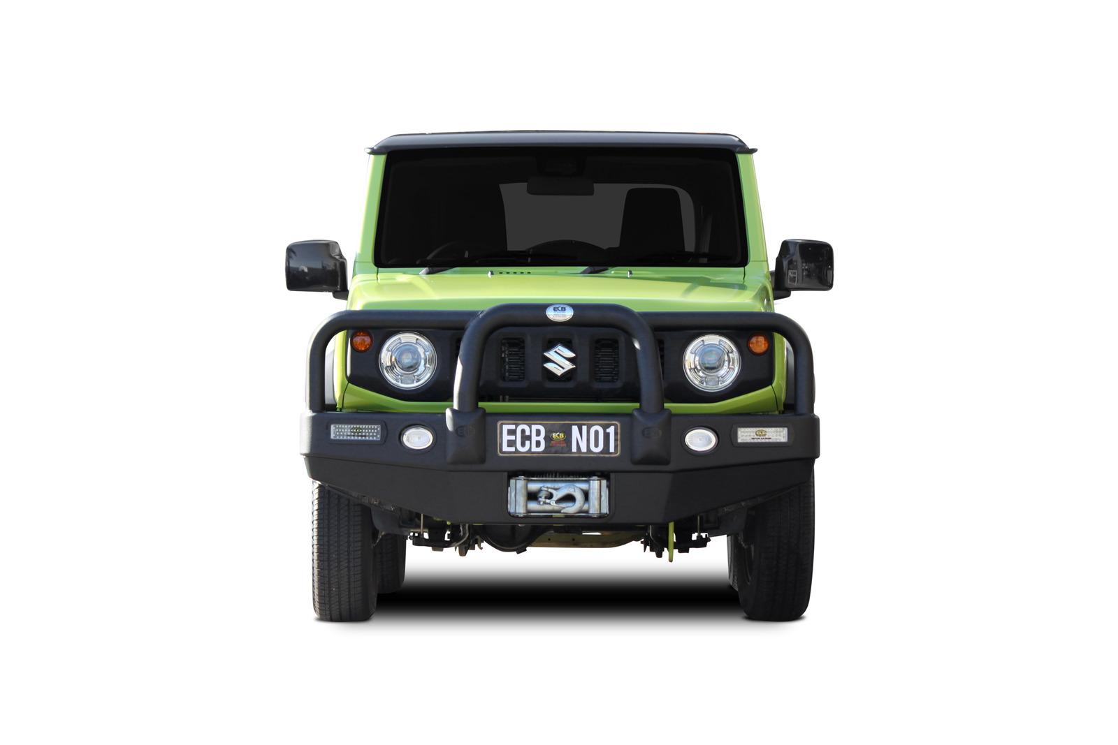 Suzuki Jimny ECB Winch Compatible Big Tube Bullbar