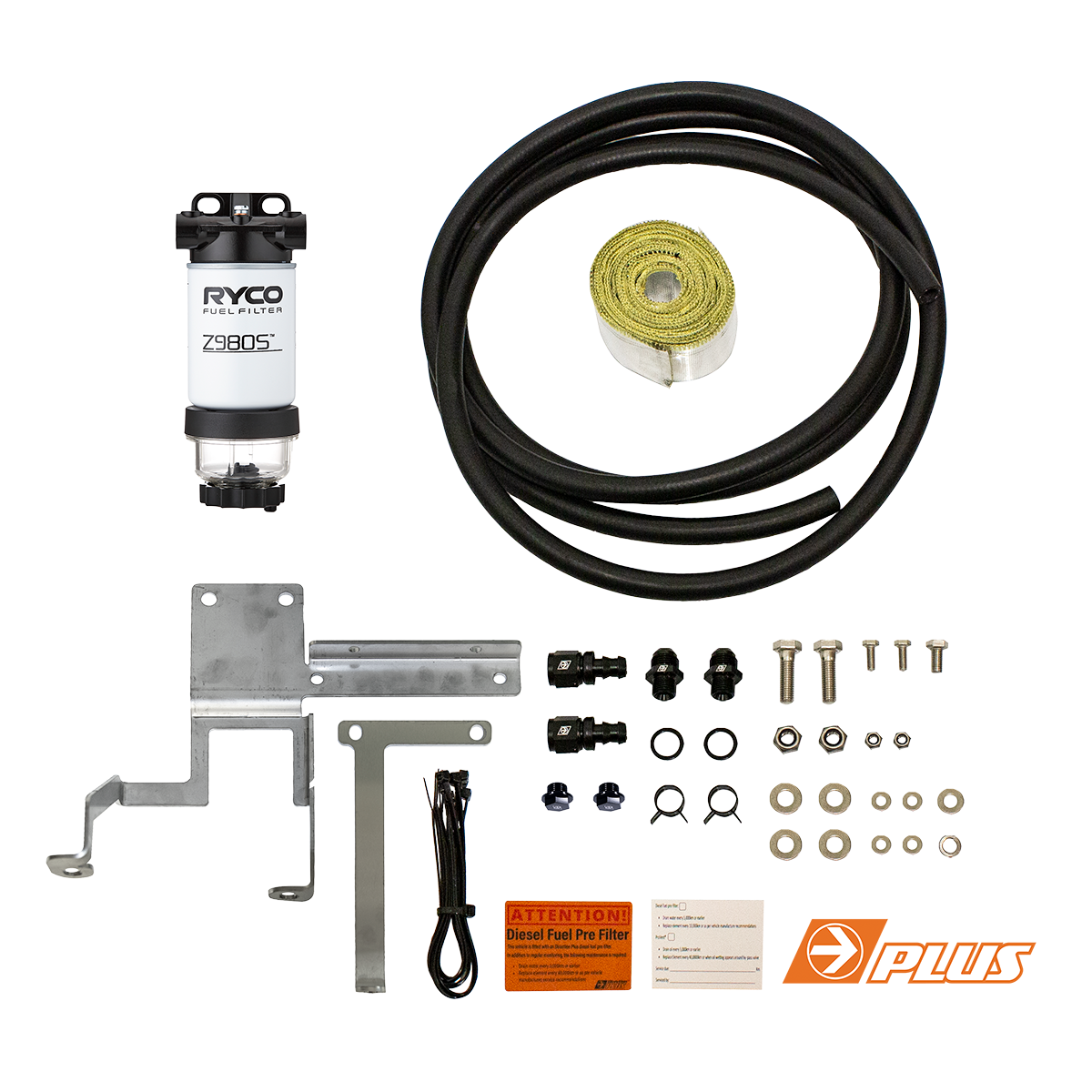 Direction Plus/ Ryco Pre-Filter Kit Suit 2018 On V8 70 Series Landcruiser