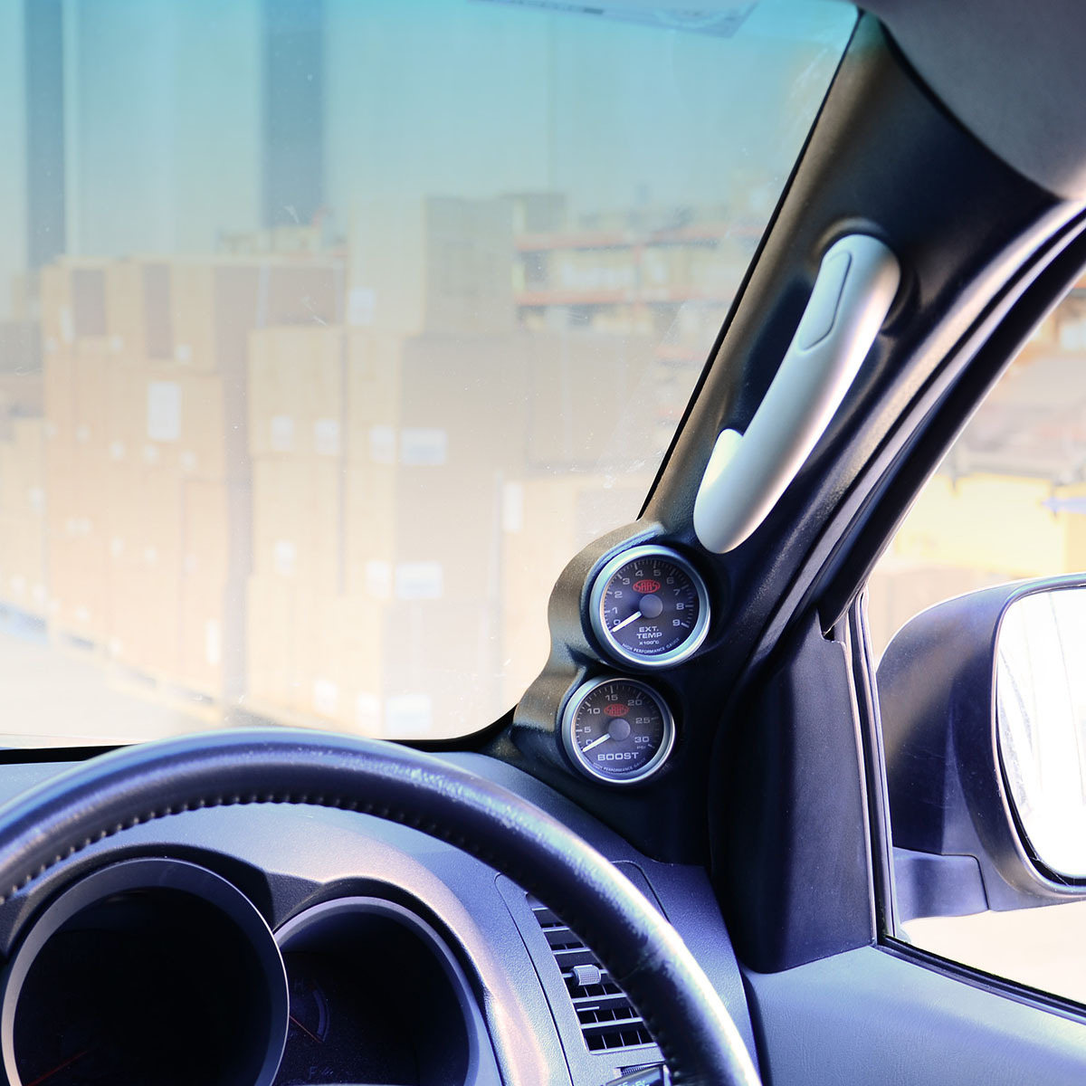 Gauge Pillar Pod suits Toyota Hilux N70 2005 to 2015 Single Piece Design