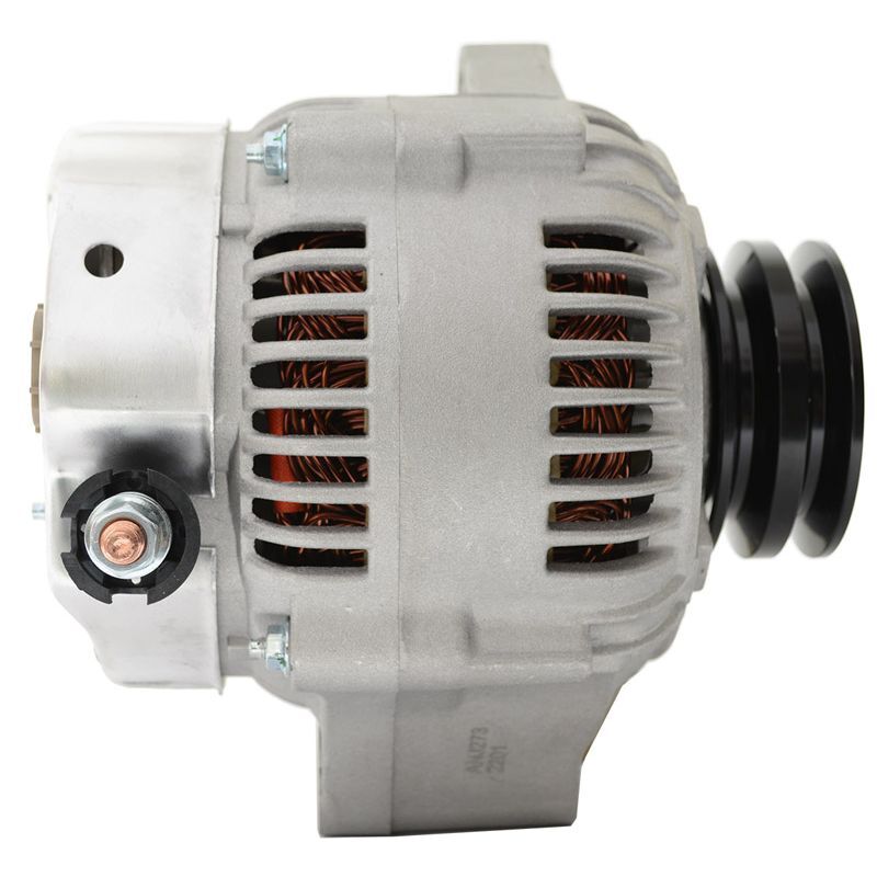 3 Wire Self-Exciting Alternator Replacement For GM 350 BBC SBC Engines - 100 Amp Chrome Street Rod Alternator