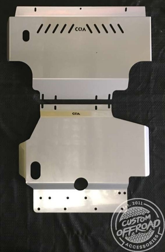 Bash Plates to suit Nissan Navara D40 2pc Front & Sump