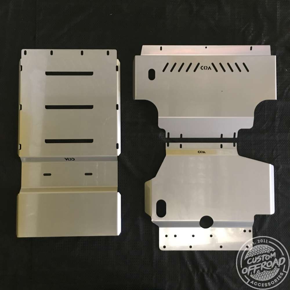 Bash Plates to suit Nissan Navara D40 3pc Front, Sump & Transmission