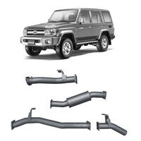 Redback Extreme Duty Exhaust for Toyota Landcruiser 76 Series Wagon (09/2016 - on)