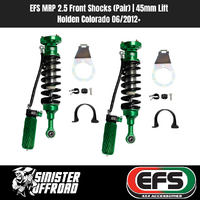 EFS MRP 2.5 Front Shock (PAIR) | 45mm Lift | Holden Colorado 06/2012+