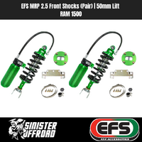 EFS MRP 2.5 Front Shocks (Pair) | 50mm Lift | RAM 1500