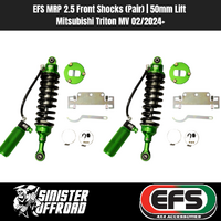 EFS MRP 2.5 Front Shocks (Pair) | 50mm Lift | Mitsubishi Triton MV 02/2024+