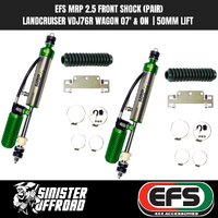 EFS MRP 2.5 Front Shocks (Pair) | 50mm Lift | Toyota Landcruiser 76/78/79 