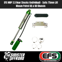 EFS MRP 2.5 Rear Shock (Individual) | 75mm Lift | Nissan Patrol GQ + GU Chassis