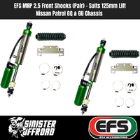 EFS MRP 2.5 Front Shocks (PAIR) | 125mm | Nissan GQ + GU Chassis