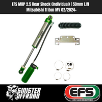 EFS MRP 2.5 Rear Shock (Individual) | 50mm Lift | Mitsubishi Triton MV 02/2024+