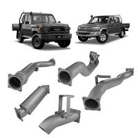 Redback Extreme Duty 4" Turbo Back Exhaust for Toyota Landcruiser 79 Series Dual Cab (2012 - 2024)