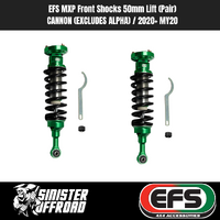 EFS MXP Front Shocks (Pair) CANNON (EXCLUDES ALPHA) / 2020+ MY20