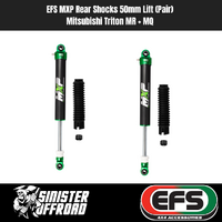 EFS MXP Rear Shocks (Pair) | Mitsubishi Triton MQ + MR