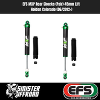 EFS MXP Rear Shocks (Pair) | Holden Colorado (06/2012+)