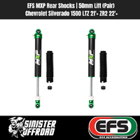 EFS MXP Rear Shocks | Silverado1500 LTZ 21'+ ZR2 22'+