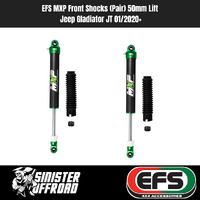 EFS MXP Front Shocks (Pair) | Jeep Gladiator JT 01/2020+