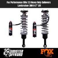 Fox 2.5 Elite Coilover Reservoir Shock (Pair) | Land Cruiser 300 0–2”