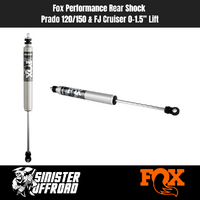  Fox Performance Rear Shock | Prado 120/150 & FJ Cruiser 0–1.5” Lift