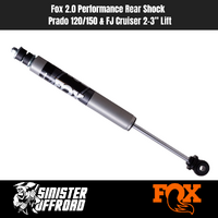 Fox Fox 2.0 Performance Rear Shock | Prado 120/150 & FJ Cruiser 2–3” Lift
