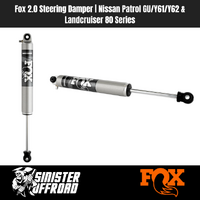   Fox 2.0 Steering Damper | Nissan Patrol GU/Y61/Y62 & Landcruiser 80 Series