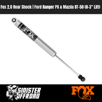 Fox 2.0 Rear Shock | Ford Ranger PX1/PX2/PX3 & Mazda BT-50 0–3” Lift