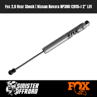  Fox 2.0 Rear Shock | Nissan Navara NP300 (2015+) 2" Lift