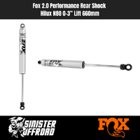 Fox 2.0 Performance Rear Shock | Hilux N80 0–3” Lift 660mm