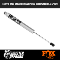   Fox 2.0 Rear Shock | Nissan Patrol GU/Y61/Y60 (3–5.5" Lift)