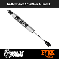Land Rover | Fox 2.0 Front Shock 0 - 1 Inch Lift 
