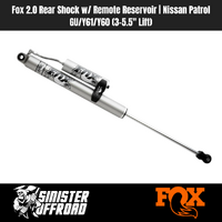  Fox 2.0 Rear Shock w/ Remote Reservoir | Nissan Patrol GU/Y61/Y60 (3–5.5" Lift)