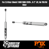  Fox 2.0 Rear Shock | RAM 1500 (2019+, 0–2" Lift, No TRX/Air Ride)