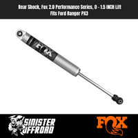 Fox 2.0 Rear Shock | Ford Ranger PX3 (0–1.5” Lift)