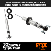Fox 2.0 Front Shock | Ford F150 2021+ 4WD (0–2.5” Lift)