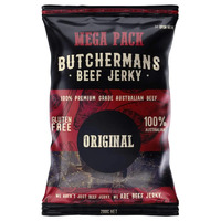 Butchermans Beef Jerky - Original - 200gram Mega Pack