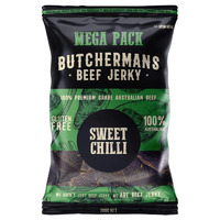 Butchermans Beef Jerky - Sweet Chilli - 200gram Mega Pack