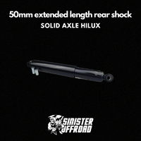 50mm Extended Length Rear Shock Suit Solid Axle Hilux