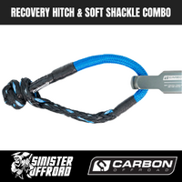 Carbon Offroad Recovery Hitch and Soft Shackle Combo