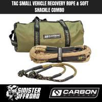 TAC Small Vehicle All Purpose Recovery Rope And Soft Shackle Combo