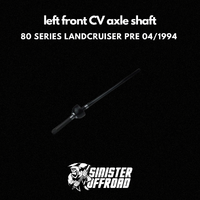Left CV Axle Shaft Suit Pre 04/1994 80 Series Landcruiser