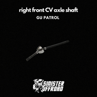 Right CV Axle Shaft Suit GU Patrol