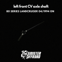 Left CV Axle Shaft Suit 04/1994 On 80 Series Landcruiser