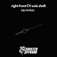 Right CV Axle Shaft Suit GQ Patrol