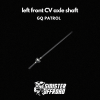 Left CV Axle Shaft Suit GQ Patrol