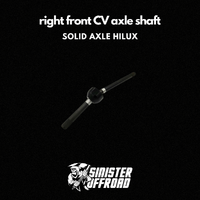Right CV Axle Shaft Suit Solid Axle Hilux