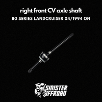 Right CV Axle Shaft Suit 04/1994 On 80 Series Landcruiser