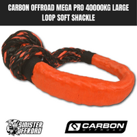 Carbon Offroad Mega Pro 40000kg Large Loop Soft Shackle 