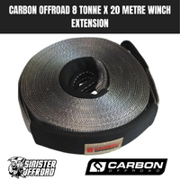 Carbon Offroad Winch Extension Strap 8 Tonne x 20m Winch Extension Strap 